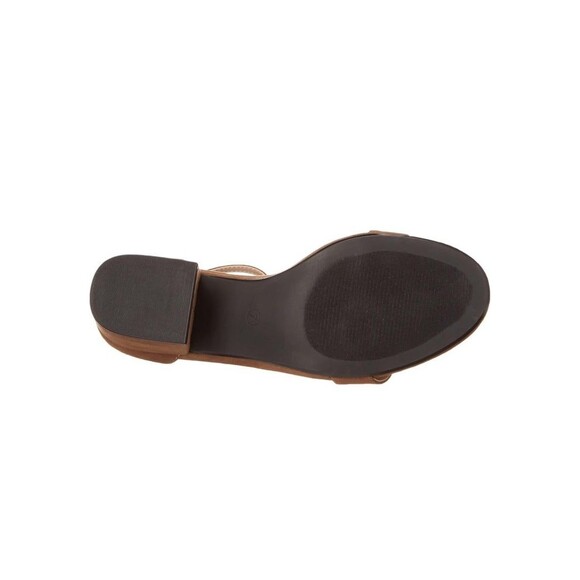 Amazon Essentials Women's Two Strap Heeled Suede Sandal Size 7.5 W New in Box - Picture 9 of 12